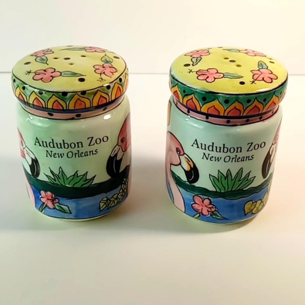 Salt and Pepper Shakers Audubon Zoo Collection